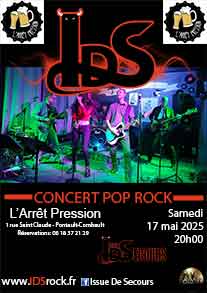 IDS, Issue De Secours, du rock et de la bière à L'Arrêt Pression à Pontault Combeau